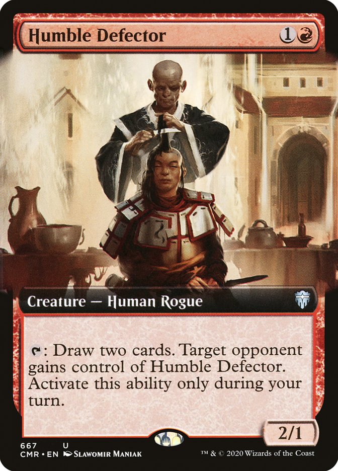 Magic | Humble Defector (Extended Art) [Commander Legends] | The Nerd Merchant