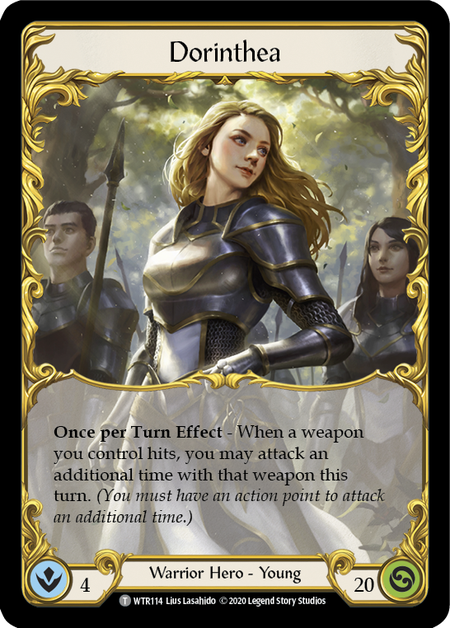 Flesh and Blood TCG | Dorinthea // Dorinthea Ironsong [U-WTR114 // U-WTR113] (Welcome to Rathe Unlimited)  Unlimited Normal | The Nerd Merchant