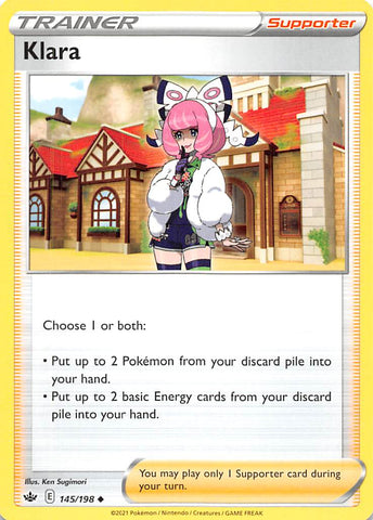 Pokemon | Klara (145/198) [Sword & Shield: Chilling Reign] | The Nerd Merchant