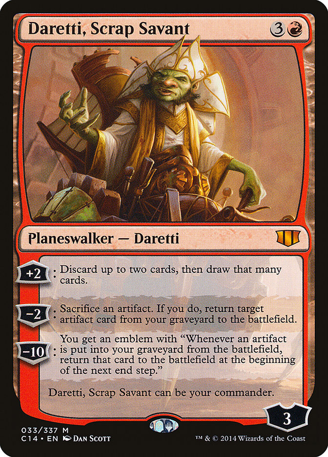 Magic | Daretti, Scrap Savant [Commander 2014] | The Nerd Merchant