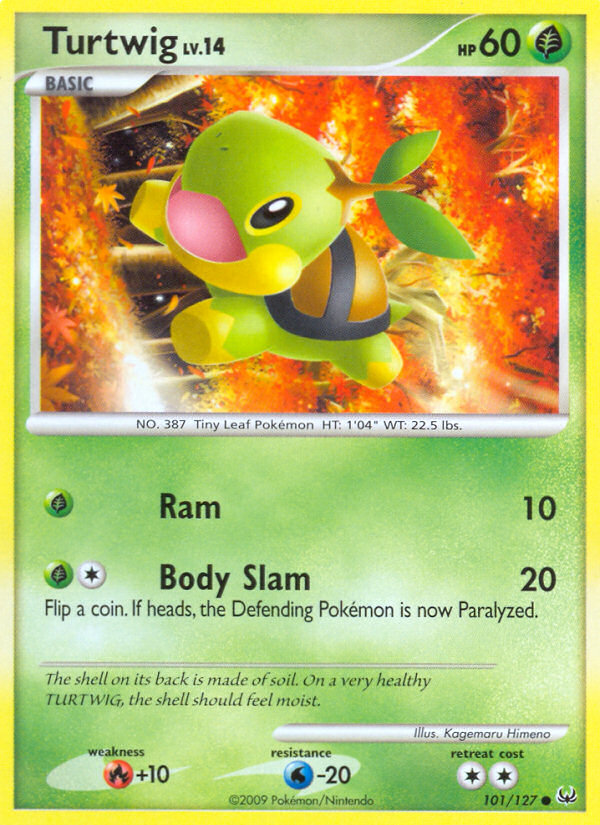 Pokemon | Turtwig (101/127) [Platinum: Base Set] | The Nerd Merchant