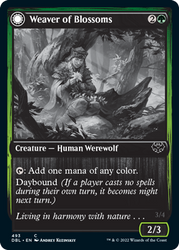 Magic | Weaver of Blossoms // Blossom-Clad Werewolf [Innistrad: Double Feature] | The Nerd Merchant