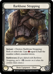 Flesh and Blood TCG | Barkbone Strapping [U-WTR005] (Welcome to Rathe Unlimited)  Unlimited Rainbow Foil | The Nerd Merchant