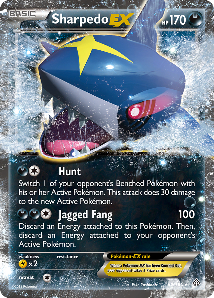 Pokemon | Sharpedo EX (91/160) [XY: Primal Clash] | The Nerd Merchant