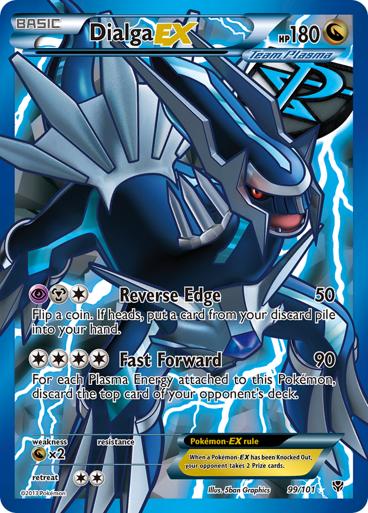 Pokemon | Dialga EX (99/101) [Black & White: Plasma Blast] | The Nerd Merchant