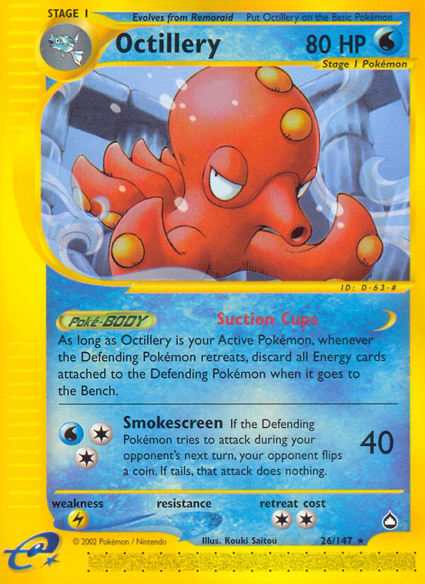 Pokemon | Octillery (26/147) [Aquapolis] | The Nerd Merchant