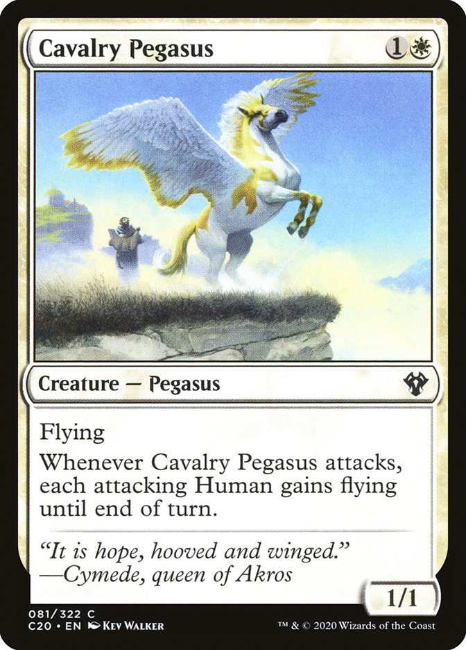 Magic | Cavalry Pegasus [Commander 2020] | The Nerd Merchant