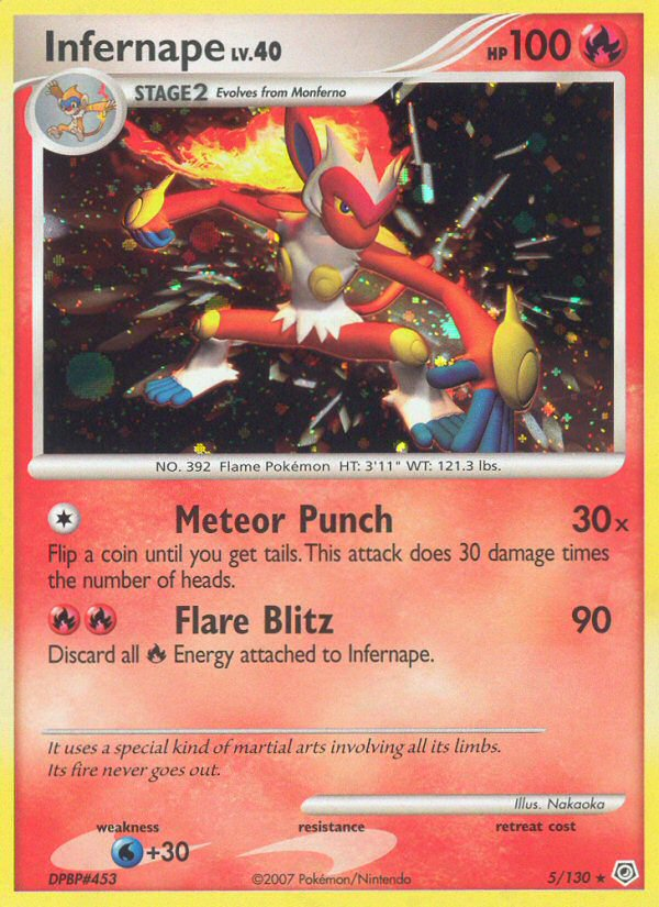 Pokemon | Infernape (5/130) [Diamond & Pearl: Base Set] | The Nerd Merchant