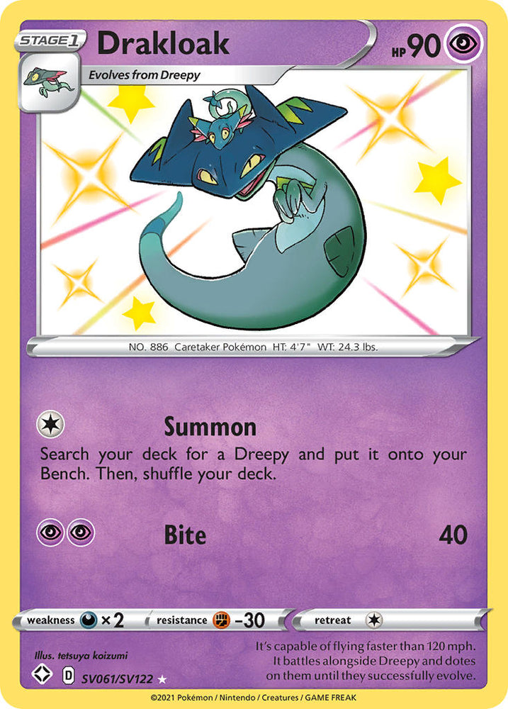 Pokemon | Drakloak (SV061/SV122) [Sword & Shield: Shining Fates] | The Nerd Merchant