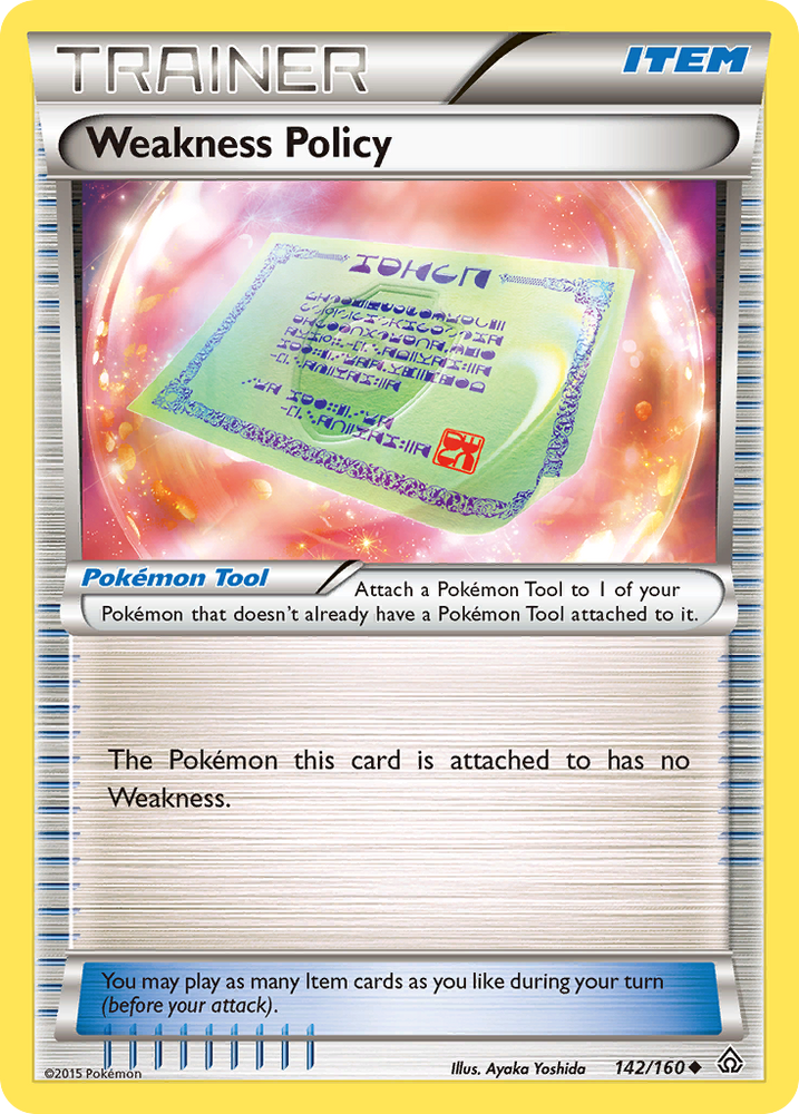 Pokemon | Weakness Policy (142/160) [XY: Primal Clash] | The Nerd Merchant