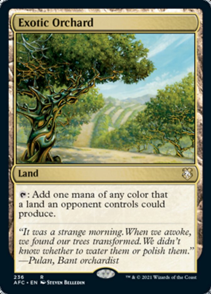 Magic | Exotic Orchard [Dungeons & Dragons: Adventures in the Forgotten Realms Commander] | The Nerd Merchant