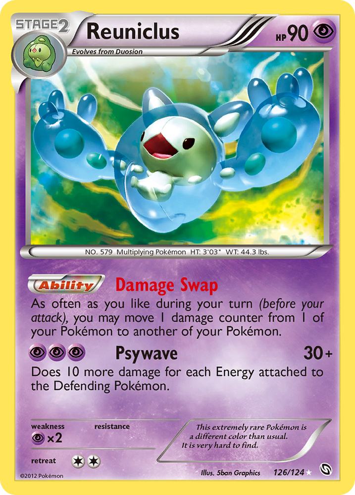 Pokemon | Reuniclus (126/124) [Black & White: Dragons Exalted] | The Nerd Merchant