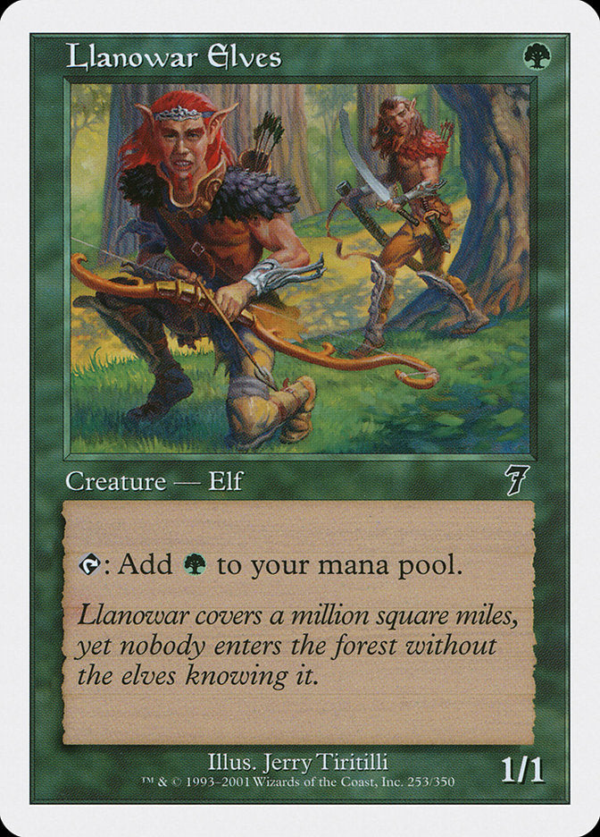 Magic | Llanowar Elves [Seventh Edition] | The Nerd Merchant