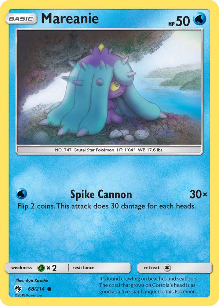 Pokemon | Mareanie (68/214) [Sun & Moon: Lost Thunder] | The Nerd Merchant