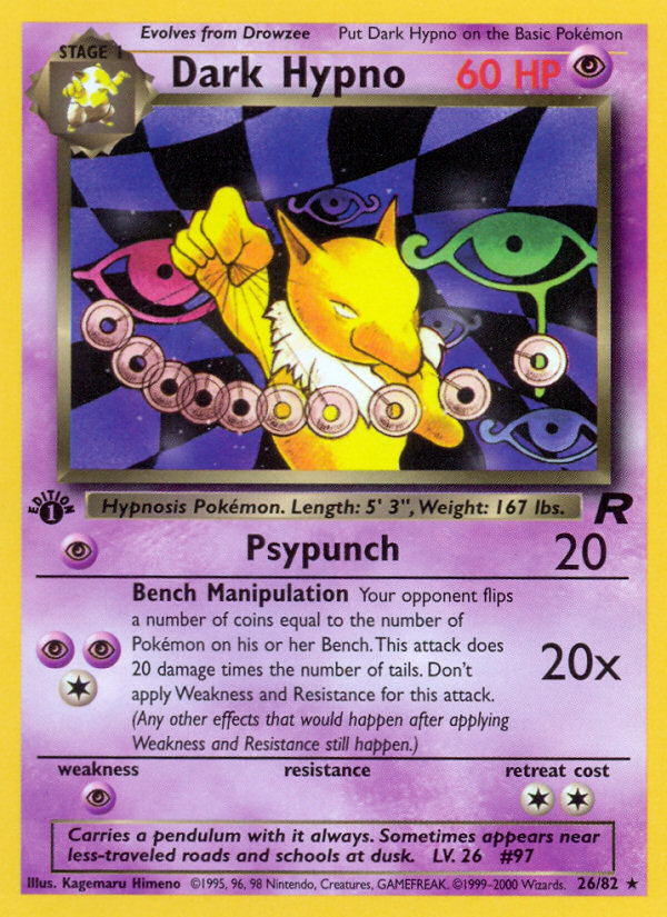 Pokemon | Dark Hypno (26/82) [Team Rocket 1st Edition] | The Nerd Merchant