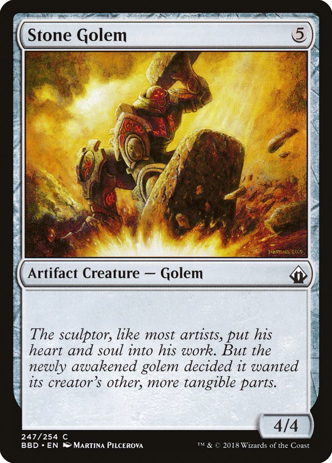 Magic | Stone Golem [Battlebond] | The Nerd Merchant
