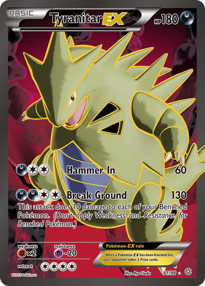 Pokemon | Tyranitar EX (91/98) [XY: Ancient Origins] | The Nerd Merchant