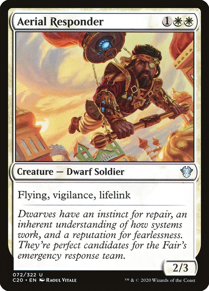 Magic | Aerial Responder [Commander 2020] | The Nerd Merchant