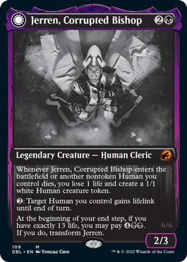 Magic | Jerren, Corrupted Bishop // Ormendahl, the Corrupted [Innistrad: Double Feature] | The Nerd Merchant