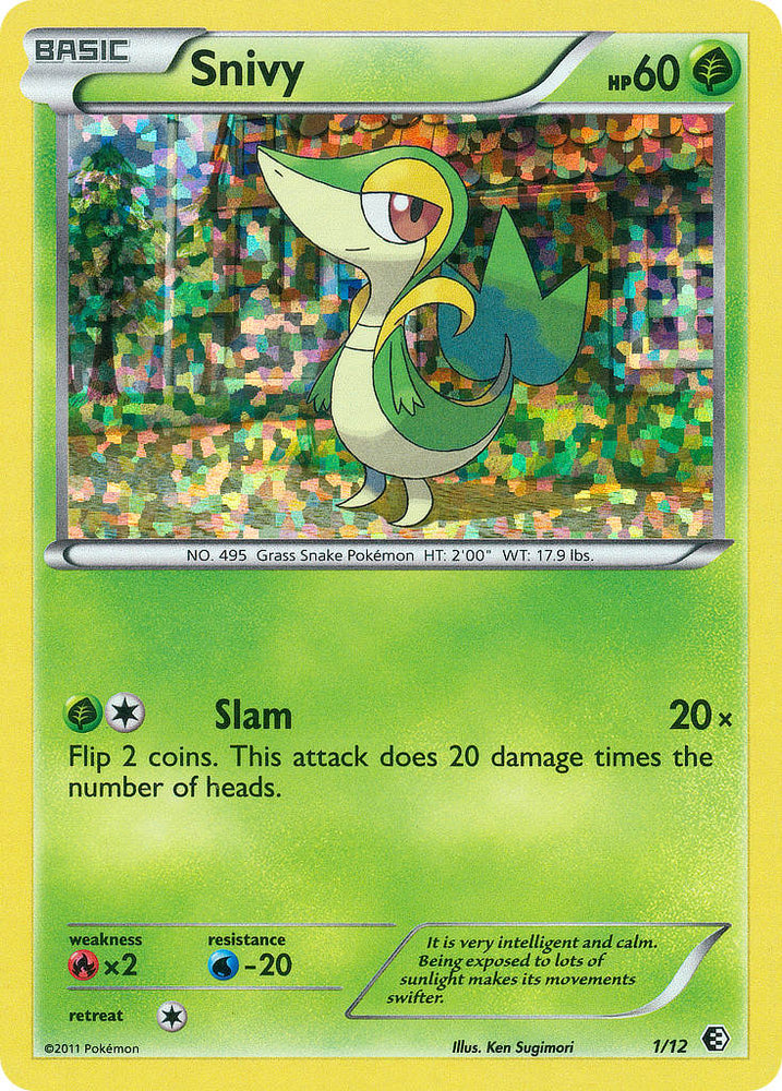 Pokemon | Snivy (1/12) [McDonald's Promos: 2011 Collection] | The Nerd Merchant