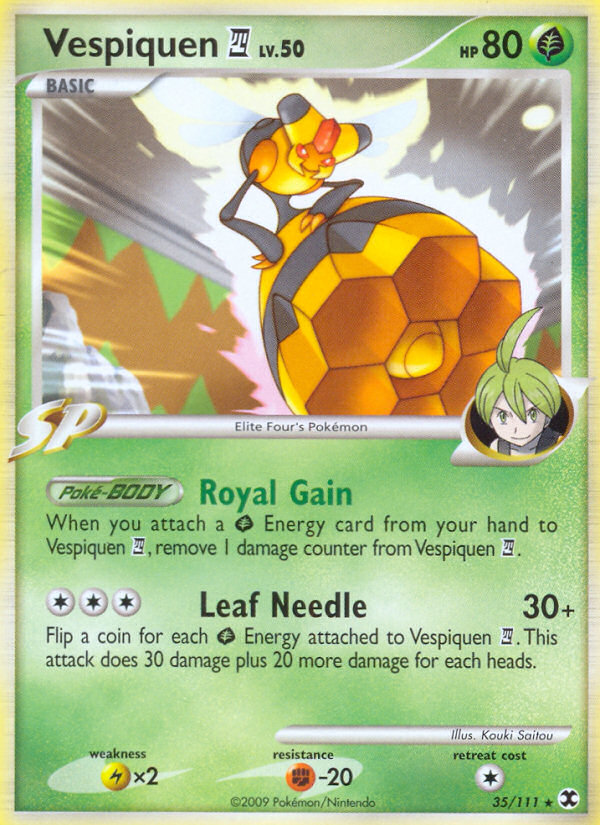 Pokemon | Vespiquen (35/111) [Platinum: Rising Rivals] | The Nerd Merchant