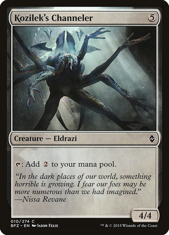Magic | Kozilek's Channeler [Battle for Zendikar] | The Nerd Merchant