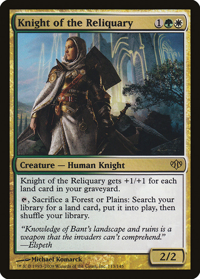 Magic | Knight of the Reliquary [Conflux] | The Nerd Merchant