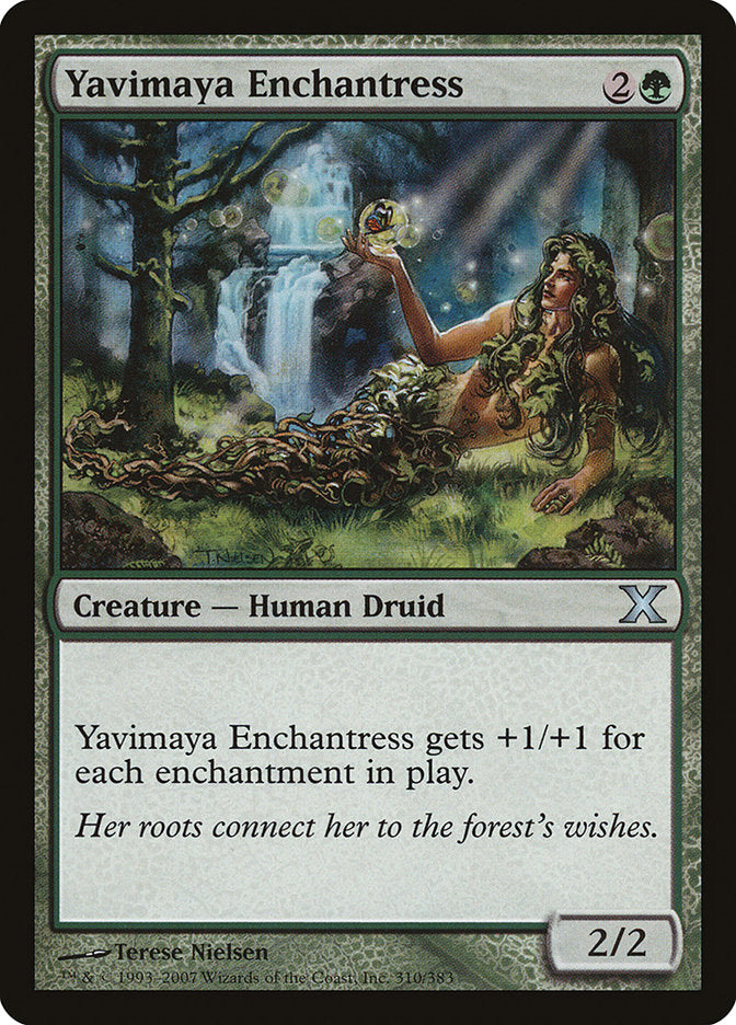 Magic | Yavimaya Enchantress [Tenth Edition] | The Nerd Merchant