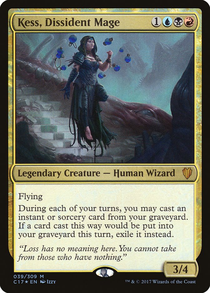 Magic | Kess, Dissident Mage [Commander 2017] | The Nerd Merchant
