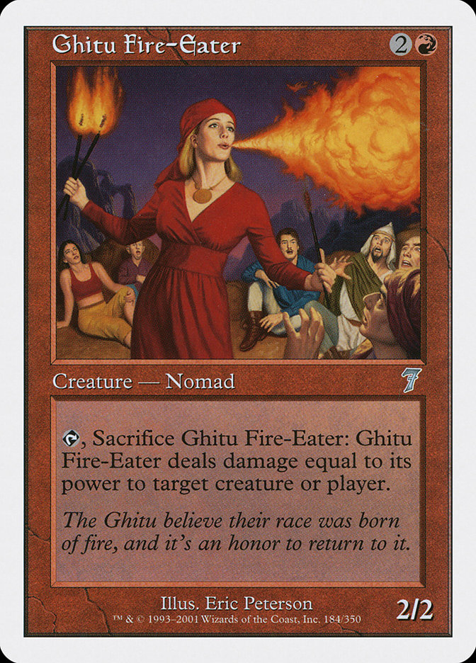 Magic | Ghitu Fire-Eater [Seventh Edition] | The Nerd Merchant