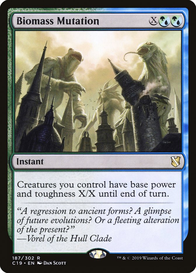 Magic | Biomass Mutation [Commander 2019] | The Nerd Merchant
