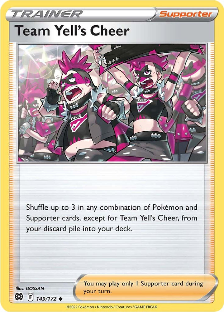 Pokemon | Team Yell's Cheer (149/172) [Sword & Shield: Brilliant Stars] | The Nerd Merchant