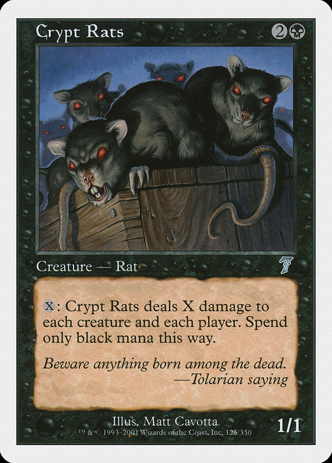 Magic | Crypt Rats [Seventh Edition] | The Nerd Merchant