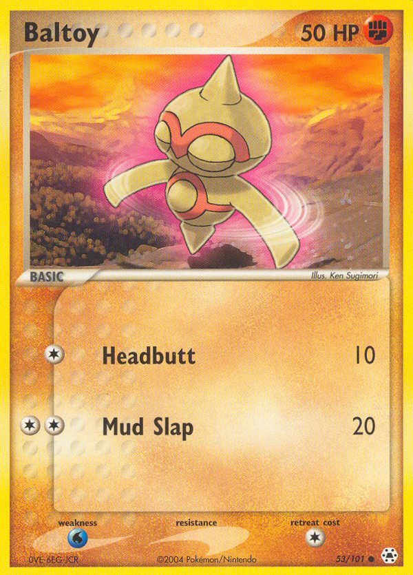 Pokemon | Baltoy (53/101) [EX: Hidden Legends] | The Nerd Merchant