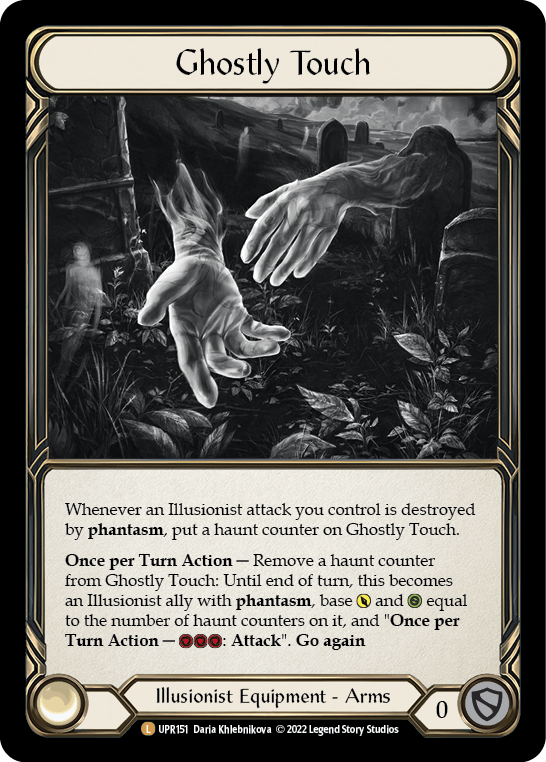 Flesh and Blood TCG | Ghostly Touch [UPR151] (Uprising)  Rainbow Foil | The Nerd Merchant