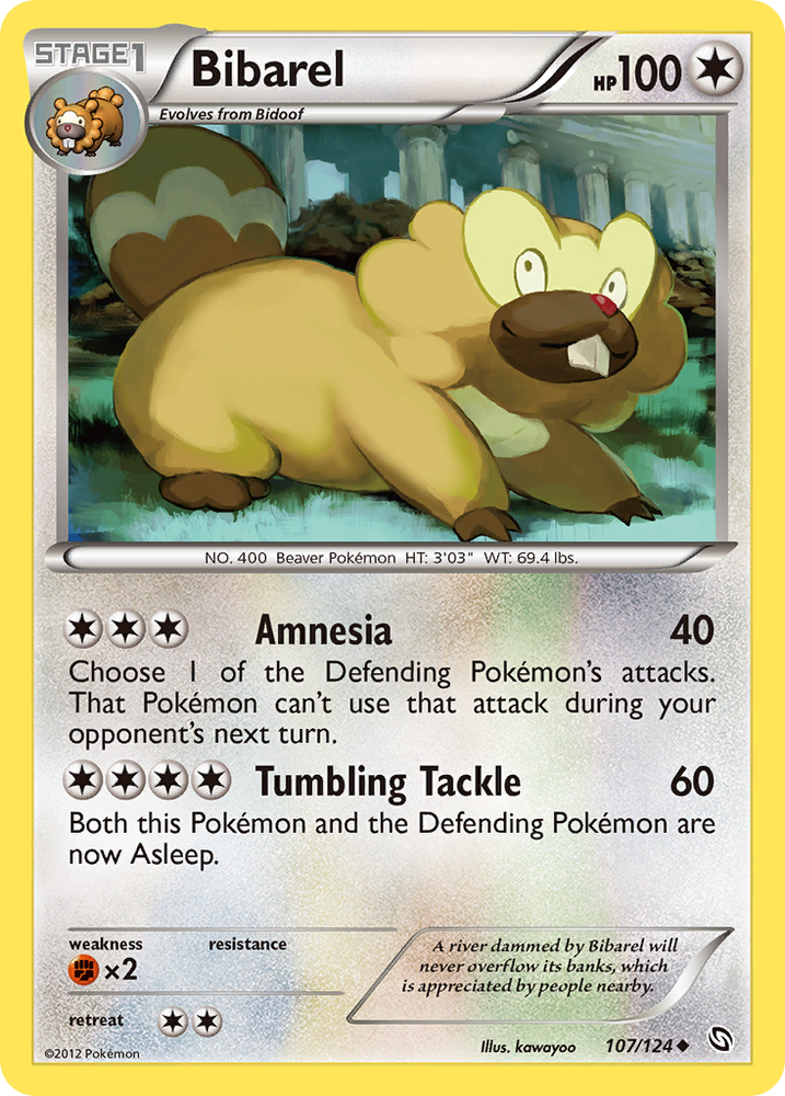 Pokemon | Bibarel (107/124) [Black & White: Dragons Exalted] | The Nerd Merchant