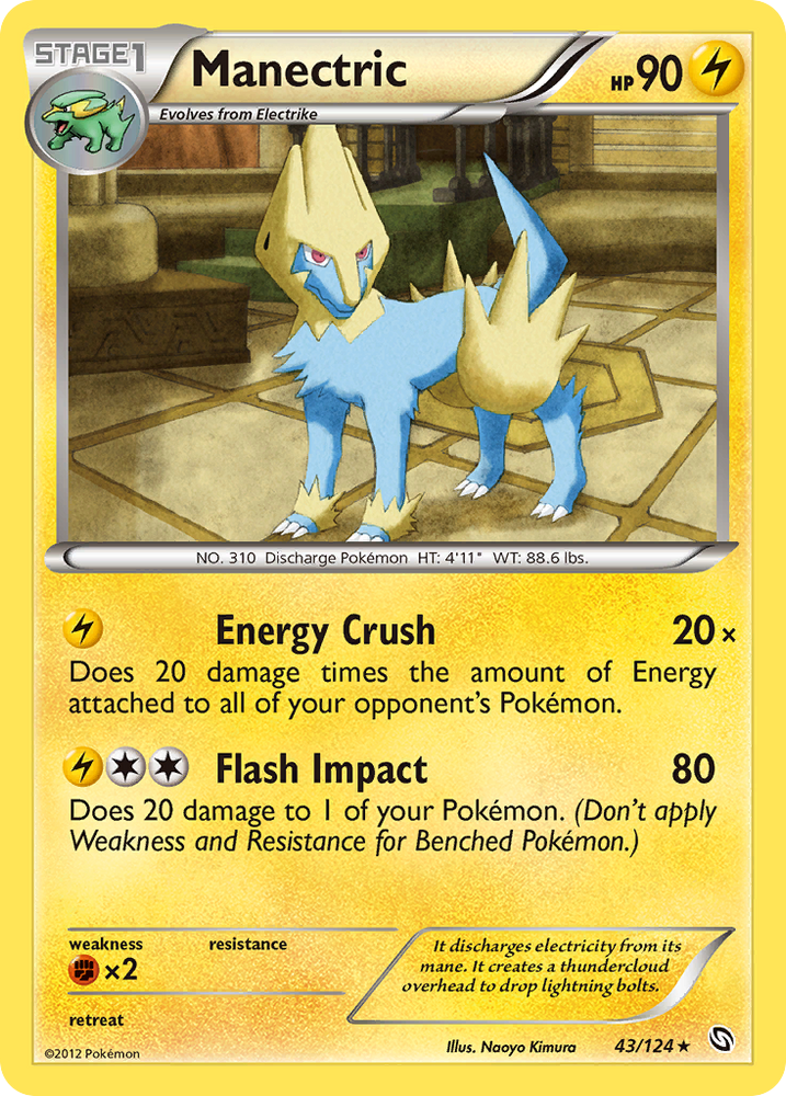 Pokemon | Manectric (43/124) [Black & White: Dragons Exalted] | The Nerd Merchant