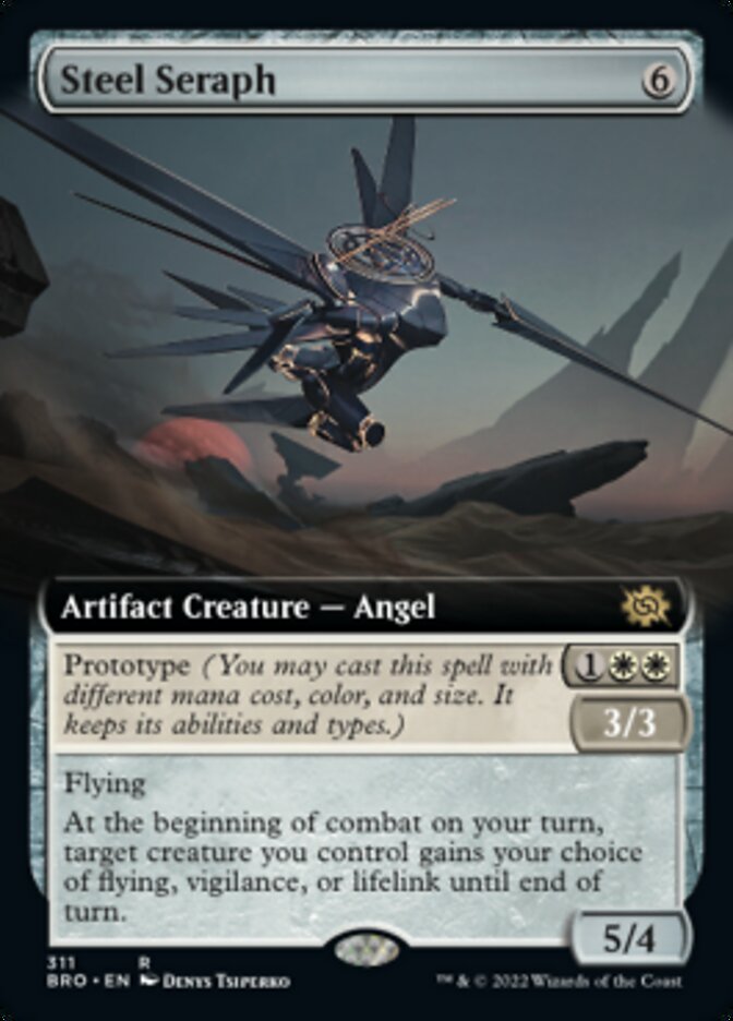 Magic | Steel Seraph (Extended Art) [The Brothers' War] | The Nerd Merchant