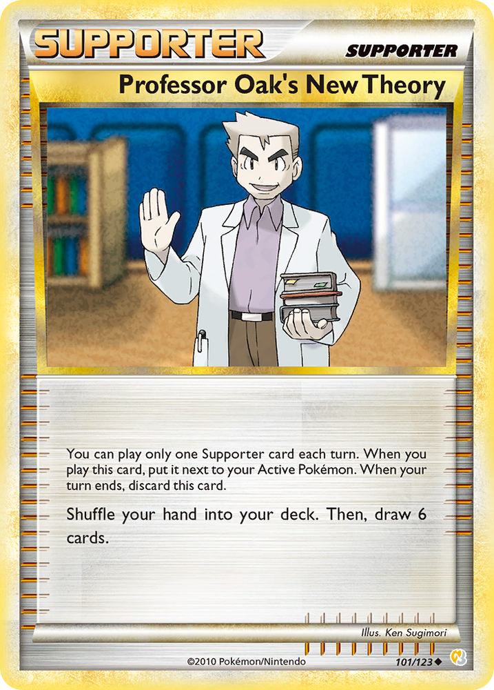 Pokemon | Professor Oak's New Theory (101/123) [HeartGold & SoulSilver: Base Set] | The Nerd Merchant
