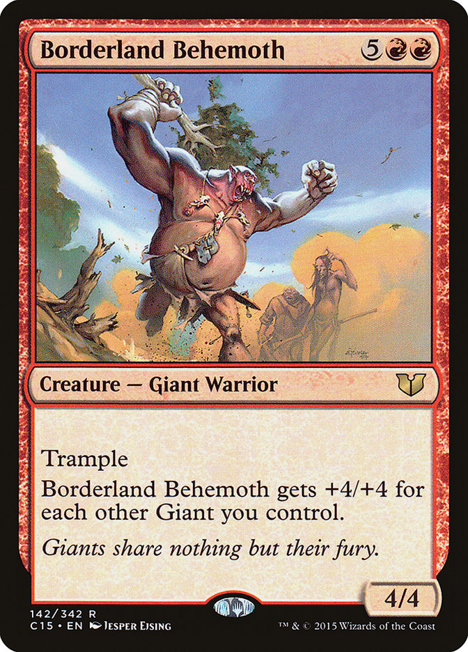 Magic | Borderland Behemoth [Commander 2015] | The Nerd Merchant