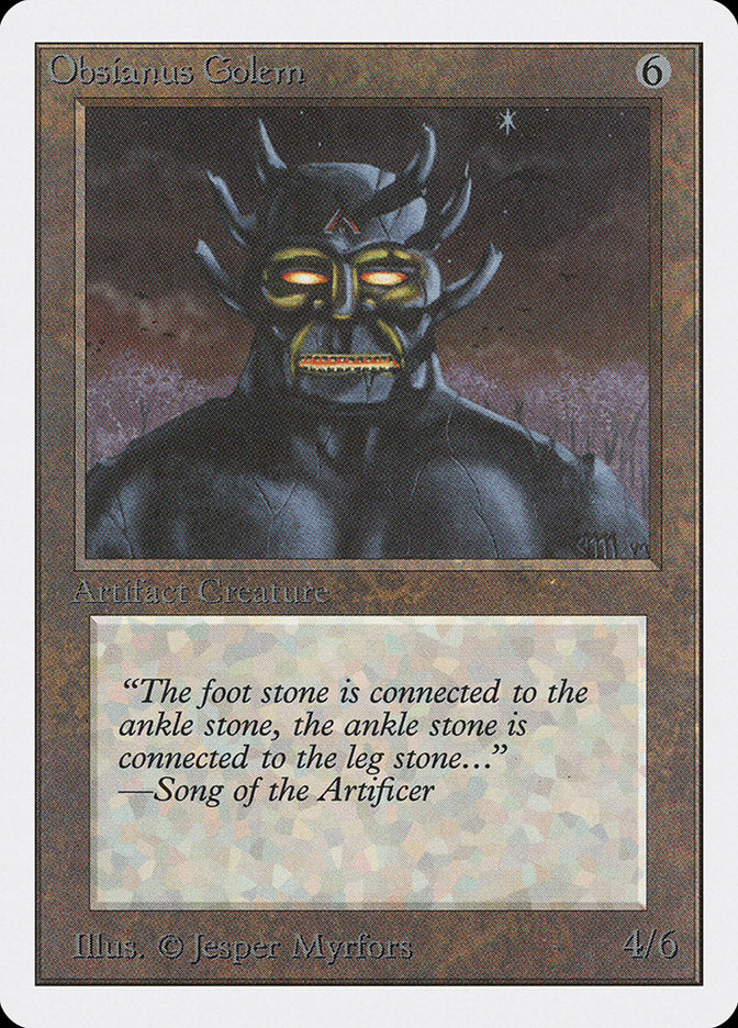 Magic | Obsianus Golem [Unlimited Edition] | The Nerd Merchant