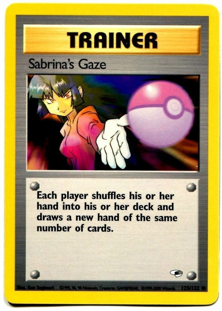 Pokemon | Sabrina's Gaze (125/132) [Gym Heroes Unlimited] | The Nerd Merchant