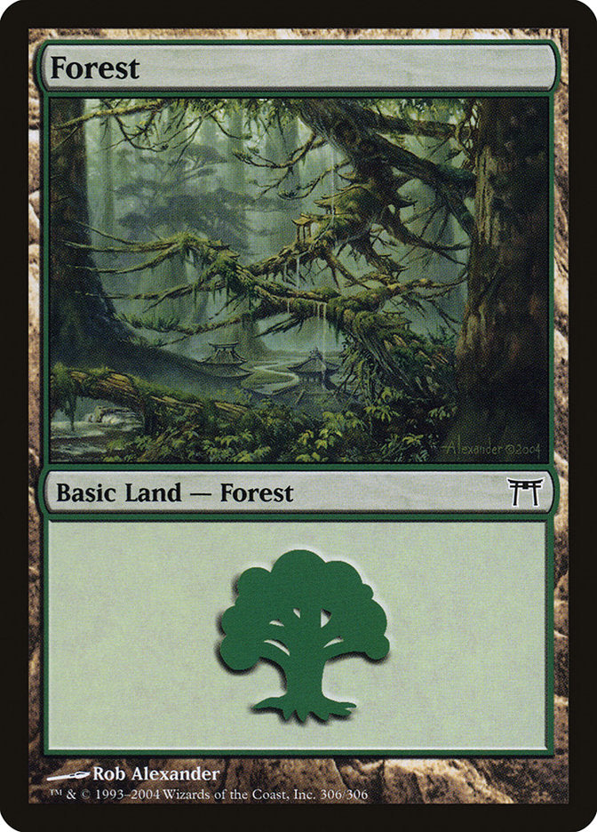Magic | Forest (306) [Champions of Kamigawa] | The Nerd Merchant