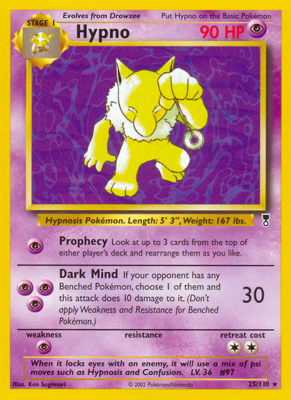 Pokemon | Hypno (25/110) [Legendary Collection] | The Nerd Merchant