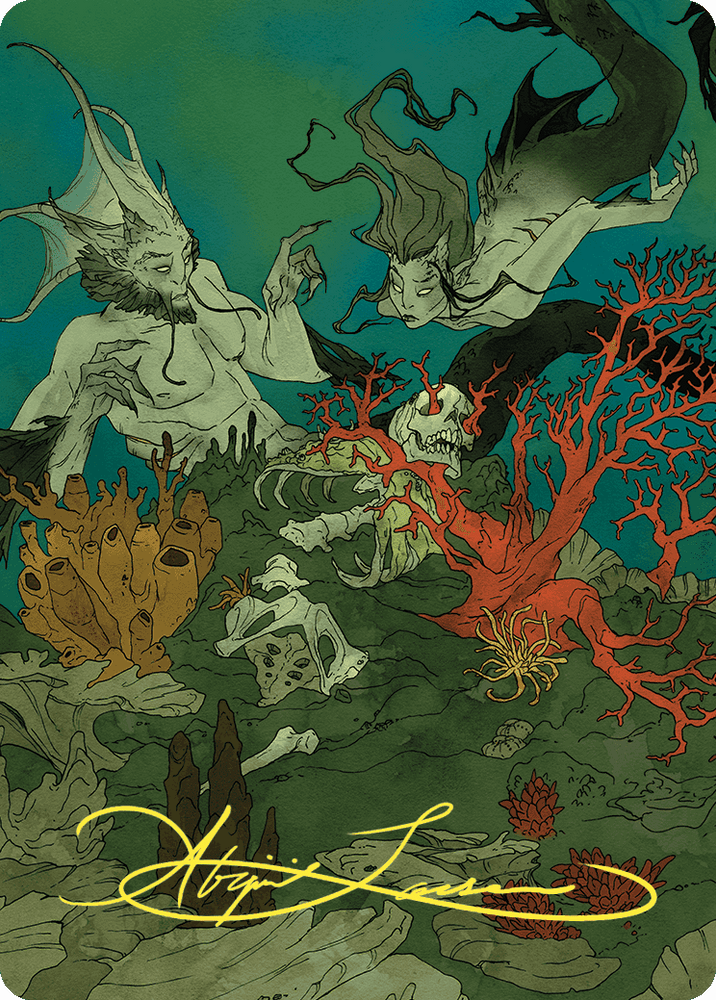Magic | Curiosity Art Card (Gold-Stamped Signature) [Wilds of Eldraine Art Series] | The Nerd Merchant