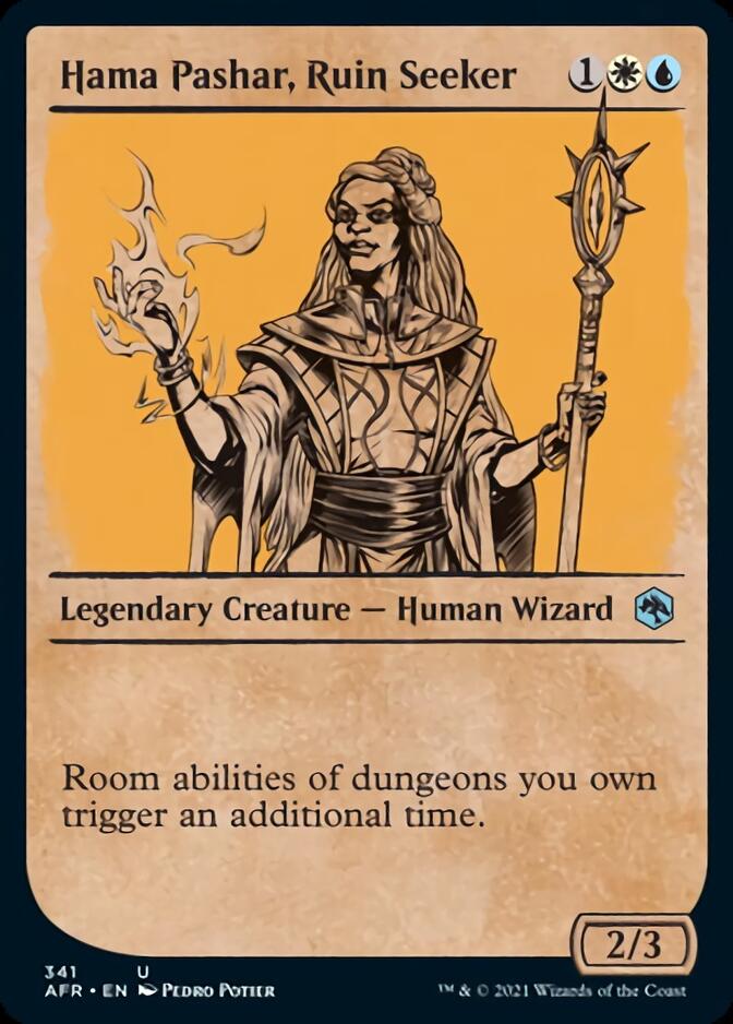 Magic | Hama Pashar, Ruin Seeker (Showcase) [Dungeons & Dragons: Adventures in the Forgotten Realms] | The Nerd Merchant