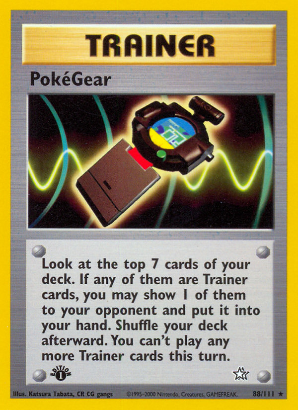 Pokemon | PokeGear (88/111) [Neo Genesis 1st Edition] | The Nerd Merchant