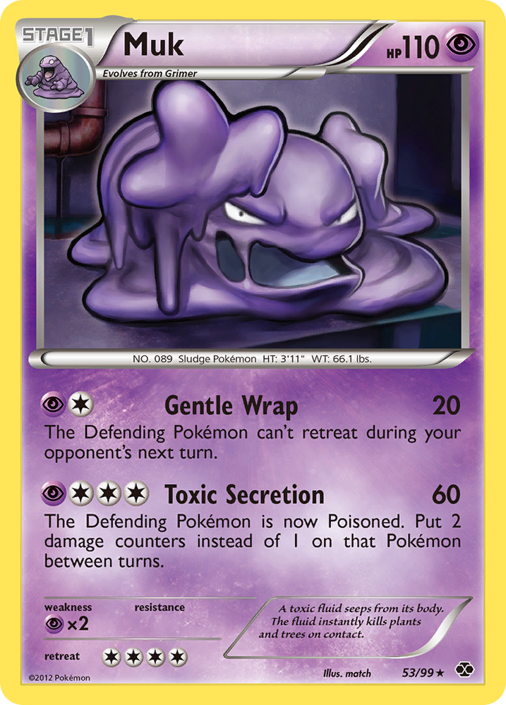 Pokemon | Muk (53/99) [Black & White: Next Destinies] | The Nerd Merchant