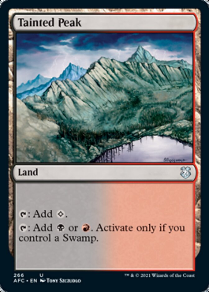 Magic | Tainted Peak [Dungeons & Dragons: Adventures in the Forgotten Realms Commander] | The Nerd Merchant