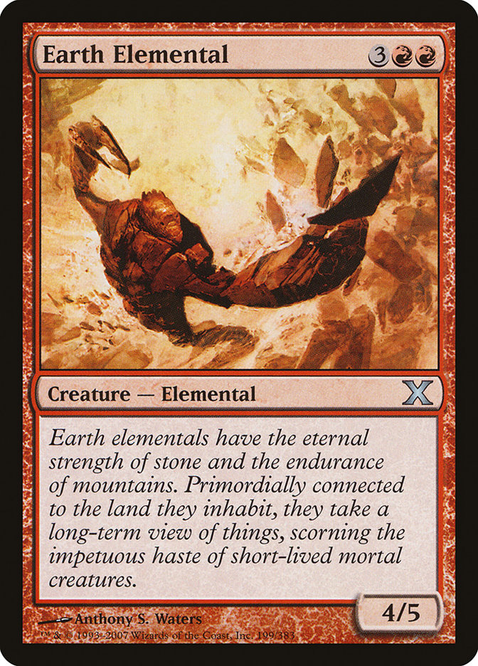 Magic | Earth Elemental [Tenth Edition] | The Nerd Merchant